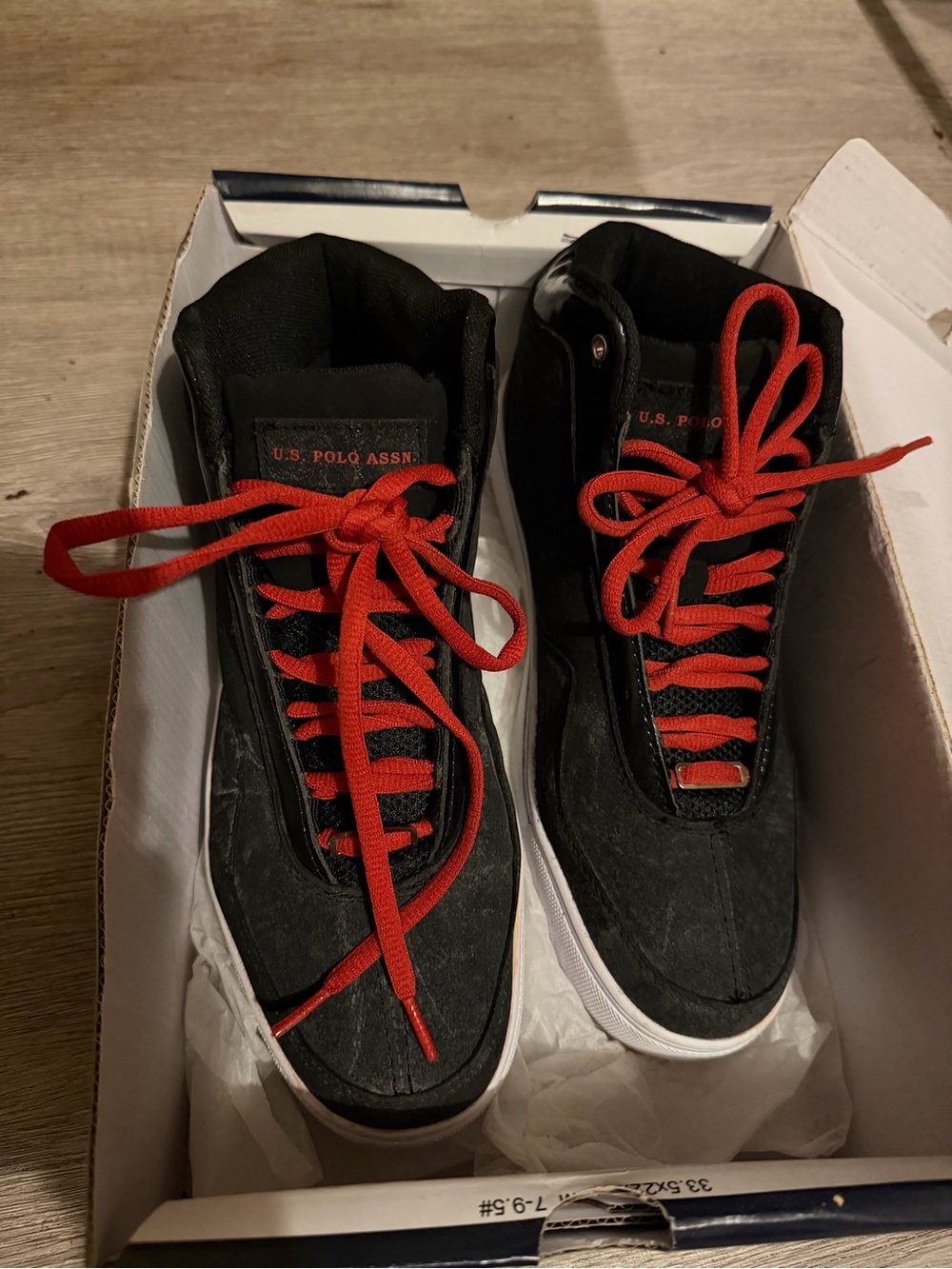 U.S. Polo Assn. Anarchy HI High-Top Sneakers – Men’s Size 8.5